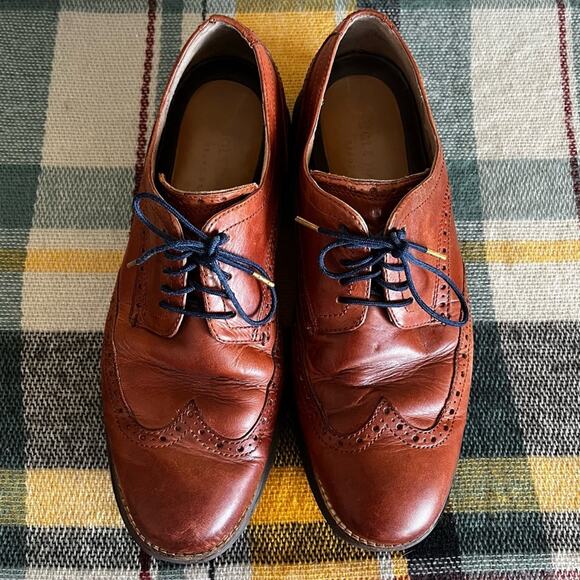 Cole Haan Men\'s Original Grand Shortwing Oxford Shoes Size 8.5 Brown main image 10